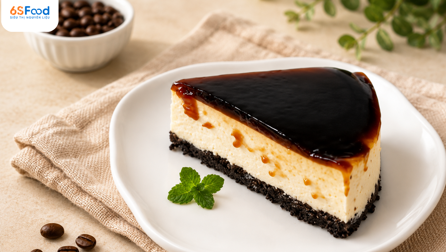 Bánh Cheesecake Cà Phê