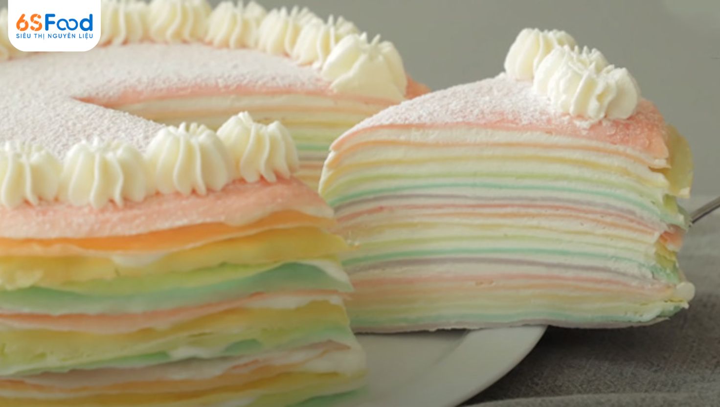 crepe cầu vồng